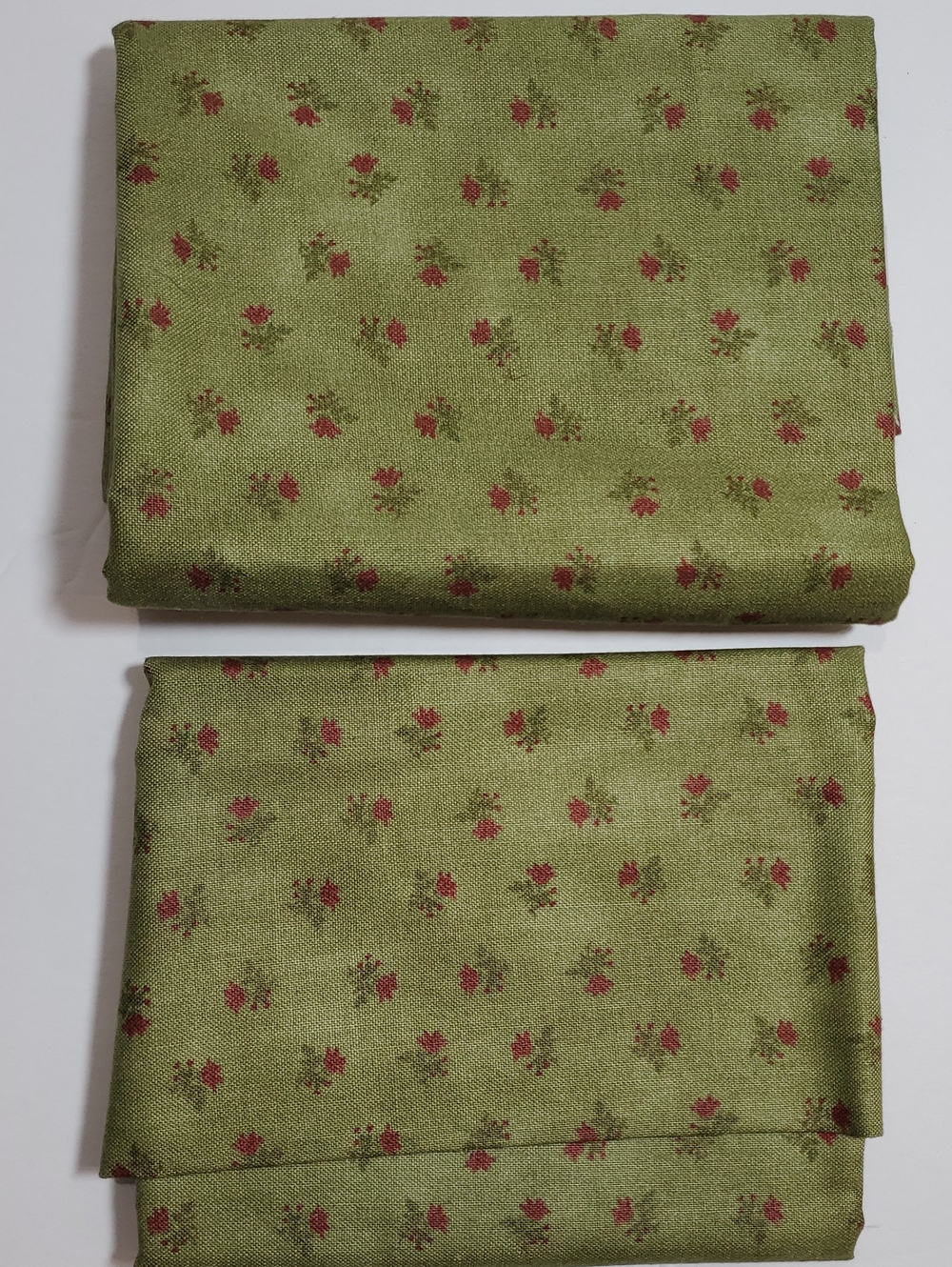 Madeira By Blackbird Designs For Moda Fat Quarters Lot Of 2 Green